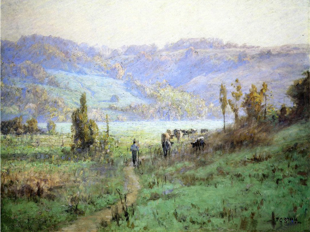 In the Whitewater Valley near Metamora, Theodore Clement Steele, 1894