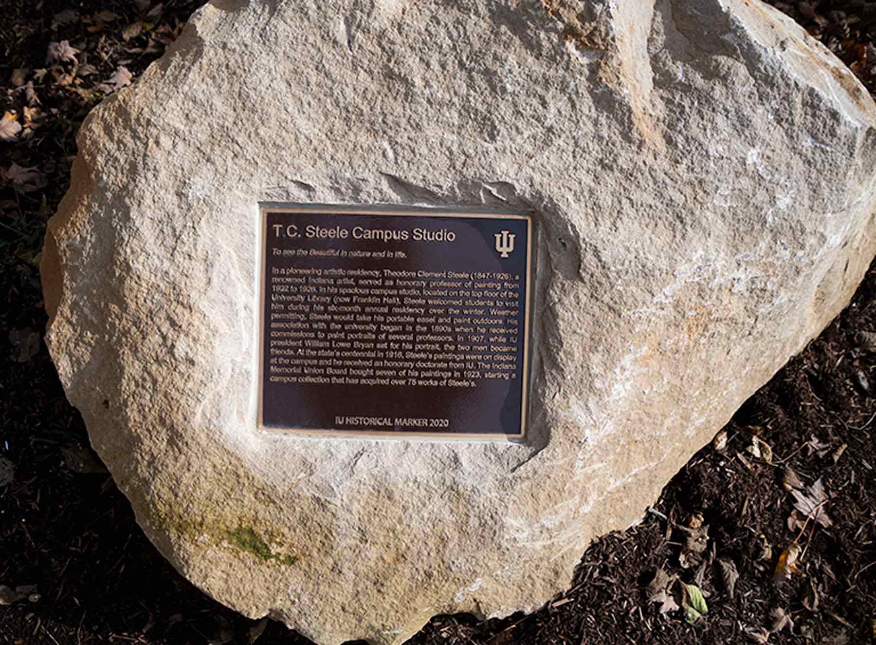 T.C. Steele Historical Marker Installed on Indiana University Campus ...